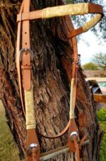 rawhide leather headstall