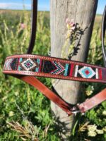 Beaded Tiedown Noseband