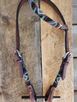 Buy Leather Headstalls Western Bridle Beaded Tooled For Sale