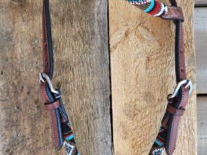 Buy Leather Headstalls Western Bridle Beaded Tooled For Sale