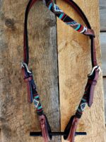 Buy Leather Headstalls Western Bridle Beaded Tooled For Sale (40)