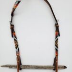 one ear beaded navajo headstall