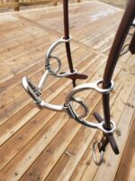 sliding gag draw gag headstall and bit port bit jim edwards