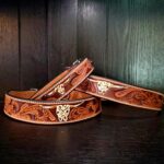 Longhorn Leather Dog Collar (5)