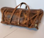 Distressed Leather Duffel Bags Vintage Mens bags For sale (15)