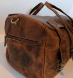 Distressed Leather Duffel Bags Vintage Mens bags For sale (15)