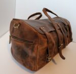 Distressed Leather Duffel Bags Vintage Mens bags For sale (15)