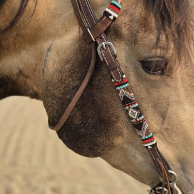 Blue Rodeo - Beaded - One Ear Headstall