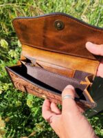 Clutch Leather Cowhide Tooled (16)
