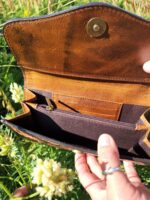 Clutch Leather Cowhide Tooled (16)