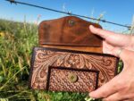 Clutch Leather Cowhide Tooled (16)