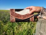 Clutch Leather Cowhide Tooled (3)