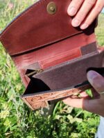 Clutch Leather Cowhide Tooled (3)