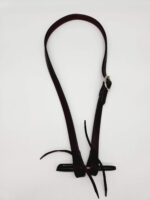 Buffalo LEather Headstall Western Soft Leather Bridle One Ear Browband Futurity Knot Noseband Tiedown 18