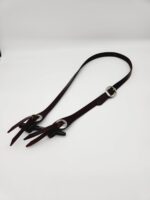 Buffalo LEather Headstall Western Soft Leather Bridle One Ear Browband Futurity Knot Noseband Tiedown 25