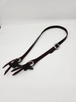 Buffalo LEather Headstall Western Soft Leather Bridle One Ear Browband Futurity Knot Noseband Tiedown 26 1