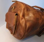 Distressed Leather Duffel Bags Vintage Mens bags For sale (1)