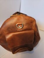 Distressed Leather Duffel Bags Vintage Mens bags For sale (1)