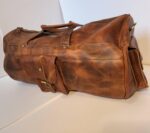 Distressed Leather Duffel Bags Vintage Mens bags For sale Ranch Hand Bags