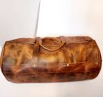 Distressed Leather Duffel Bags Vintage Mens bags For sale (1)