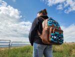 Leather Backpack Saddle Blanket Western Fashion Cowgirl Back to School Travel Native Turquoise Gypsy