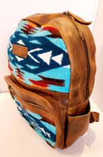 Western Backpack Bags Leather Saddle Blanket Mens Cowboy Southwest Design For Sale