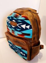 Western Backpack Bags Leather Saddle Blanket Mens Cowboy Southwest Design For Sale