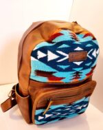 Western Backpack Bags Leather Saddle Blanket Mens Cowboy Southwest Design For Sale