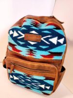 Western Backpack Bags Leather Saddle Blanket Mens Cowboy Southwest Design For Sale