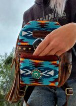 leather saddle blanket mini purse backpack western bags