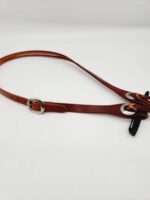 Buffalo LEather Headstall Western Soft Leather Bridle One Ear Browband Futurity Knot Noseband Tiedown 14 1