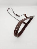 Buffalo LEather Headstall Western Soft Leather Bridle One Ear Browband Futurity Knot Noseband Tiedown 6