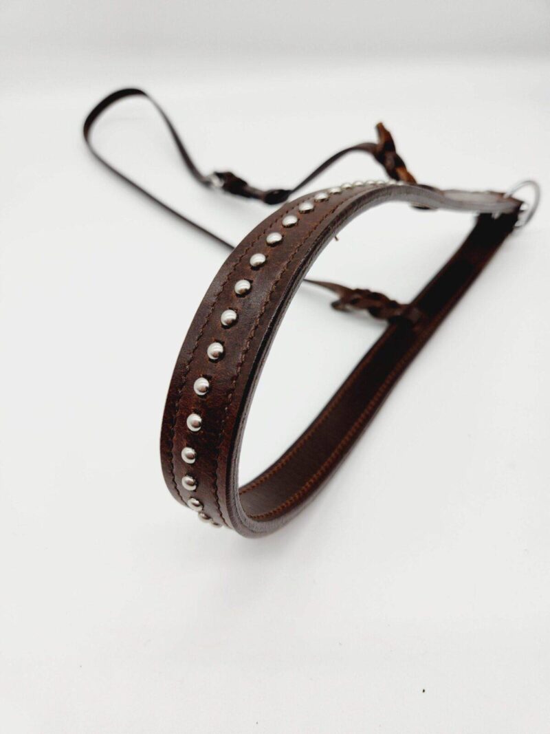 Buffalo LEather Headstall Western Soft Leather Bridle One Ear Browband Futurity Knot Noseband Tiedown 7