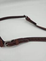 Leather Western Headstall Futurity Knot Browband One Ear Tiedown Noseband Beaded Roughout Tooled Bridles Headstall 22
