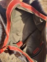 Leather Mens Travel Bag Mans Duffel Bag Weekend Carry On Leather Cowhide Bag Soft Leater Shoe Pocket Mens Bag 32