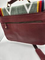 Pendleton Cowhide Leather Backpack Purse Crossbody Laptop Bag Western Boho Cowgirl Country Purses Mini Backpack Bags MEssenger 175