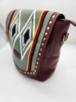 Pendleton Cowhide Leather Backpack Purse Crossbody Laptop Bag Western Boho Cowgirl Country Purses Mini Backpack Bags MEssenger 184