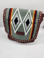 Pendleton Cowhide Leather Backpack Purse Crossbody Laptop Bag Western Boho Cowgirl Country Purses Mini Backpack Bags MEssenger 186