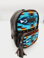 Pendleton Cowhide Leather Backpack Purse Crossbody Laptop Bag Western Boho Cowgirl Country Purses Mini Backpack Bags MEssenger 192