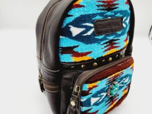 Pendleton Cowhide Leather Backpack Purse Crossbody Laptop Bag Western Boho Cowgirl Country Purses Mini Backpack Bags MEssenger 192