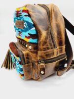 Pendleton Cowhide Leather Backpack Purse Crossbody Laptop Bag Western Boho Cowgirl Country Purses Mini Backpack Bags MEssenger 227