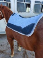 Felt Wool Saddle Pad Fleece Lining ropers Pad Wither Cutout 11 1