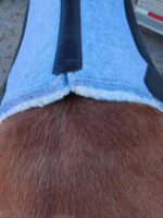 Felt Wool Saddle Pad Fleece Lining ropers Pad Wither Cutout 15 1