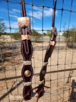 Rawhide Leather Western Split Ear One Ear Headstall For Sale 12