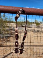 Rawhide Leather Western Split Ear One Ear Headstall For Sale 7