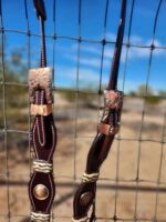 Rawhide Leather Western Split Ear One Ear Headstall For Sale 8