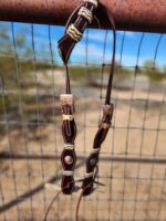 Rawhide Leather Western Split Ear One Ear Headstall For Sale 9