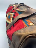 Sedona Turquoise Leather Travel Bag Weekend Bag Duffel Bag Carry On Western Bag Mens 10