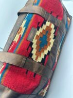 Sedona Turquoise Leather Travel Bag Weekend Bag Duffel Bag Carry On Western Bag Mens 14