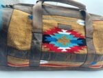 Sedona Turquoise Leather Travel Bag Weekend Bag Duffel Bag Carry On Western Bag Mens 6